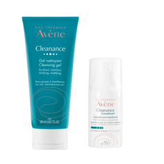 Набор подарочный косметический Avene Cleanance концентрат для лица и очищающий гель