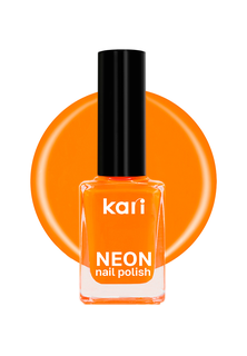 Лак для дизайна ногтей Kari NEON тон 329 Orange art-neon6