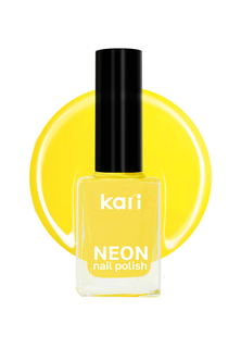 Лак для дизайна ногтей Kari NEON тон 334 Yellow art-neon11