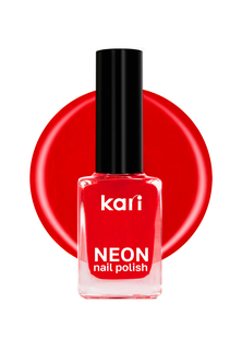 Лак для дизайна ногтей Kari NEON тон 333 Ruby Red art-neon10