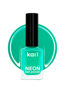 Лак для дизайна ногтей Kari NEON тон 342 Aqua art-neon17