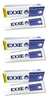 Крем для бритья EXXE Sensitive, для чувствительной кожи, 100мл, 3шт