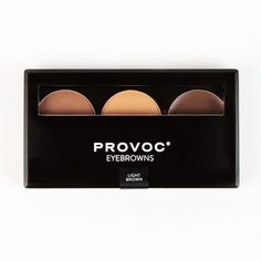 Provoc Набор теней для бровей 01 Light Brown