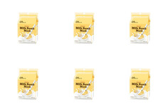Тканевая маска для лица G9SKIN milk bomb mask banana 25мл 6шт