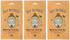 Маска для лица G9SKIN Self aesthetic waterful тканевая увлажняющая 23 мл 3 шт