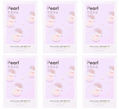 Маска для лица MISSHA airy fit sheet mask pearl 19г 6шт