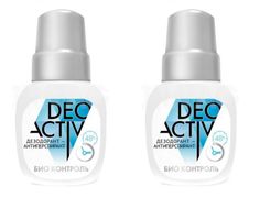 Дезодорант-антиперспирант БИОКОНТРОЛЬ deo activ шариковый 50мл 2шт