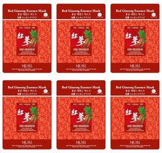 Маска тканевая для лица Mijin Red Ginseng 23 гр 6 шт