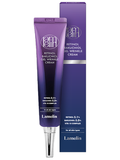 Антивозрастной крем-гель с ретинолом и бакучиолом Lamelin Retinol Bakuchiol Gel Wrinkle Cr