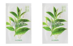 Маска на тканевой основе The Saem Natural Green Tea 21 мл 2 шт