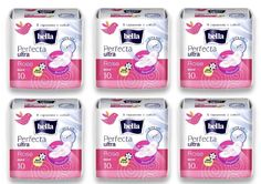 Прокладки Bella гигиенические Perfecta Ultra Rose Deo Fresh 10штук 6 упаковок