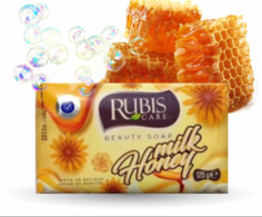 Мыло туалетное Rubis Молоко и мед 125г x 6 шт