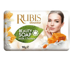 Мыло туалетное Rubis Молоко и мед 90г x 6 шт