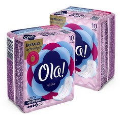 Прокладки Ola Шелковистая поверхность Ultra Normal 10шт 2уп