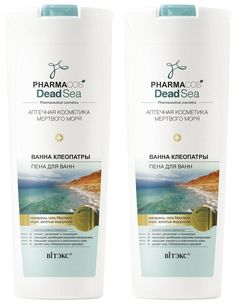 Витэкс PHARMACOS DEAD SEA Пена для ванн Ванна Клеопатры, 500мл, 2шт Vitex