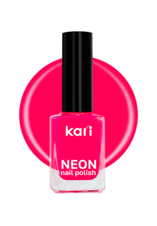 Лак для дизайна ногтей Kari NEON тон 330 Flamingo art-neon7