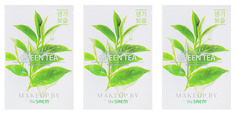 Маска на тканевой основе The Saem Natural Green Tea 21 мл 3 шт