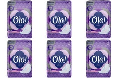Гигиенические прокладки Ola Ultra Night ионы серебра ультратонкие 7 шт 6 уп