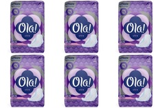 Гигиенические прокладки Ola Ultra Night ионы серебра ультратонкие 7 шт 6 уп