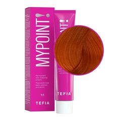 TEFIA Mypoint Медный корректор для волос / Permanent Hair Coloring Cream, 60 мл, (2шт.)