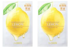 Маска на тканевой основе The Saem Natural Lemon 21 мл 2 шт