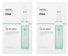 Маска для лица MISSHA mascure peeling solution sheet mask pha 28мл 2шт