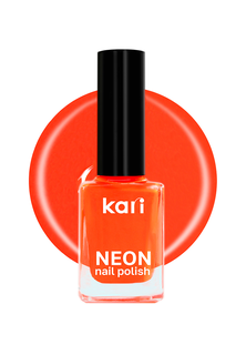 Лак для дизайна ногтей Kari NEON тон 327 Tangerine art-neon4