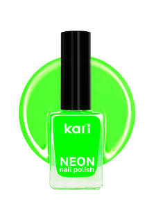 Лак для дизайна ногтей Kari NEON тон 345 Lime art-neon20