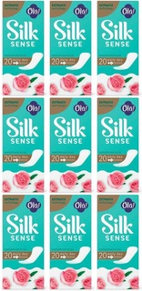 Прокладки ежедневные Ola! silk sense daily deo бархатная роза 20шт/уп 9 уп