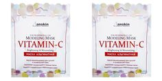 Альгинатная маска для лица Anskin Vitamin-C для тусклой и ослабленной кожи 25 гр 2 шт