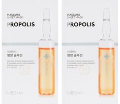 Маска для лица Missha Mascure Nutrition Solution Sheet Mask Propolis 28 мл 2 шт