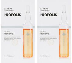 Маска для лица Missha Mascure Nutrition Solution Sheet Mask Propolis 28 мл 2 шт