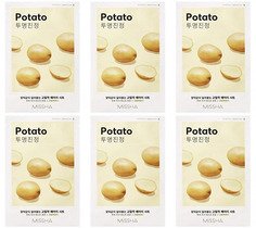 Маска для лица MISSHA airy fit sheet mask potato 19г 6шт