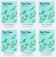 Маска тканевая для лица MISSHA airy fit sheet mask tea tree 19г 6шт