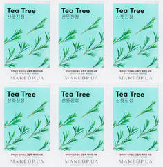 Маска тканевая для лица MISSHA airy fit sheet mask tea tree 19г 6шт