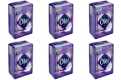 Гигиенические прокладки Ola Ultra Night с ионами серебра ультратонкие 7шт 6 уп
