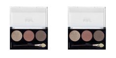 Тени Kiki Shadow Trio Collection Color 103, бежево-коричневый, ирис, оливковый, 2шт