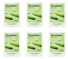 Маска для лица MISSHA airy fit sheet mask cucumber 19г 6шт