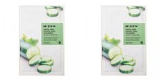 Маска тканевая для лица Mizon Joyful Time Essence mask pack CUCUMBER 23 мл 2 шт