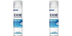 Пена для бритья EXXE Sensitive, для чувствительной кожи, 200мл, 2шт