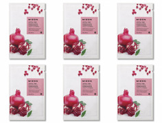 Маска тканевая для лица Mizon Joyful Time Essence mask pack POMEGRANATE 23 мл 6 шт