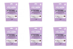 Маска тканевая для лица Mijin care daily dew mask pack collagen c коллагеном 25г 6шт