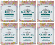 Альгинатная маска для лица Anskin green tea modeling mask успокаивающая 25г 6шт