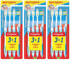 Зубная щетка Colgate эксперт чистоты 4шт средней жесткости 3+1 3 уп