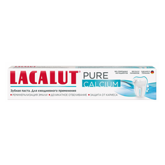 Зубная паста Lacalut Pure Calcium c водой из цветков липы 75 мл