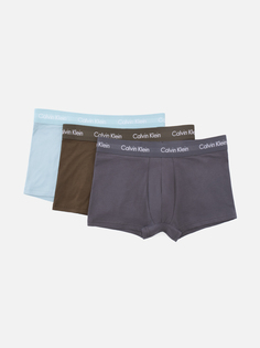 Комплект белья Calvin Klein для мужчин, grey, tourmaline, olive, размер S, Sleek