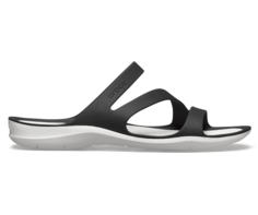 Сланцы женские Crocs CRW_203998 черные 39-40 EU (доставка из-за рубежа)