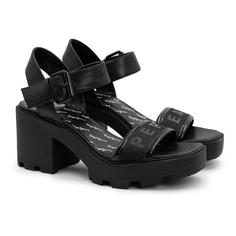 Босоножки женские Pepe Jeans London CAMELOT LOGO PLS90539 черные 39 EU