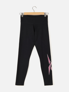 Тайтсы спортивные Reebok для женщин, H56413, Black, размер 2XL