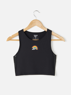 Топ Reebok для женщин, black, S, GT3182